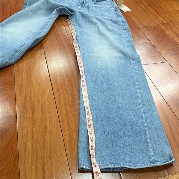 NWT MOTHER Women's The Lasso Sneak Wide Leg Jeans Size 29 - Picture 12 of 14